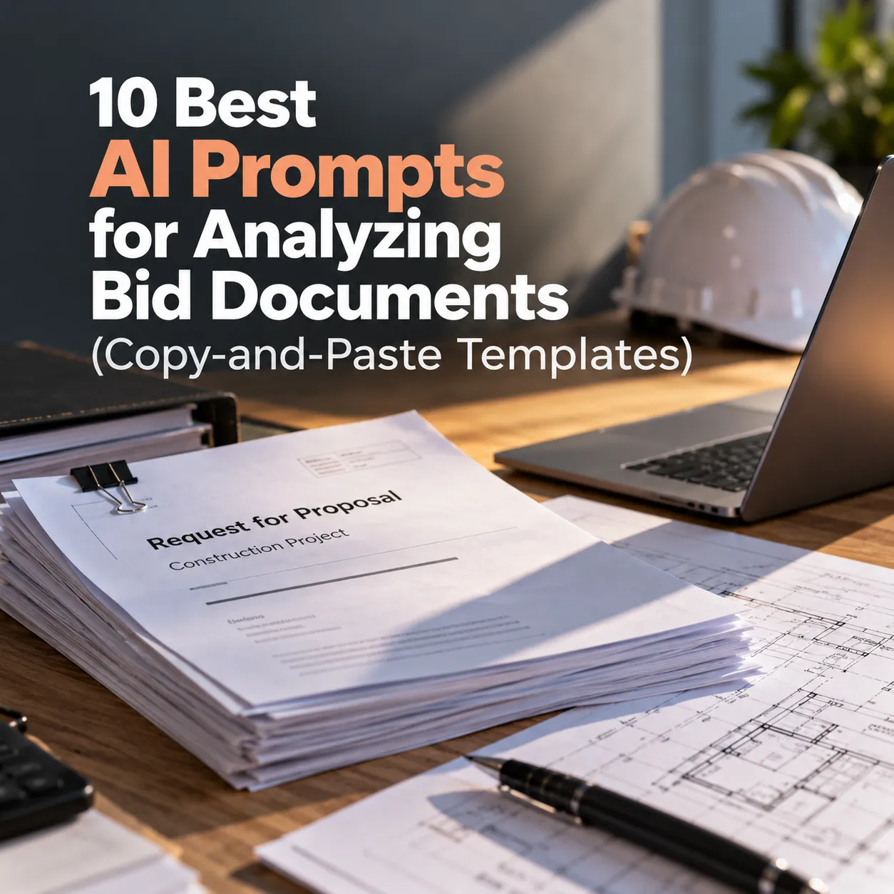 10 Best AI Prompts for Analyzing Bid Documents hero image