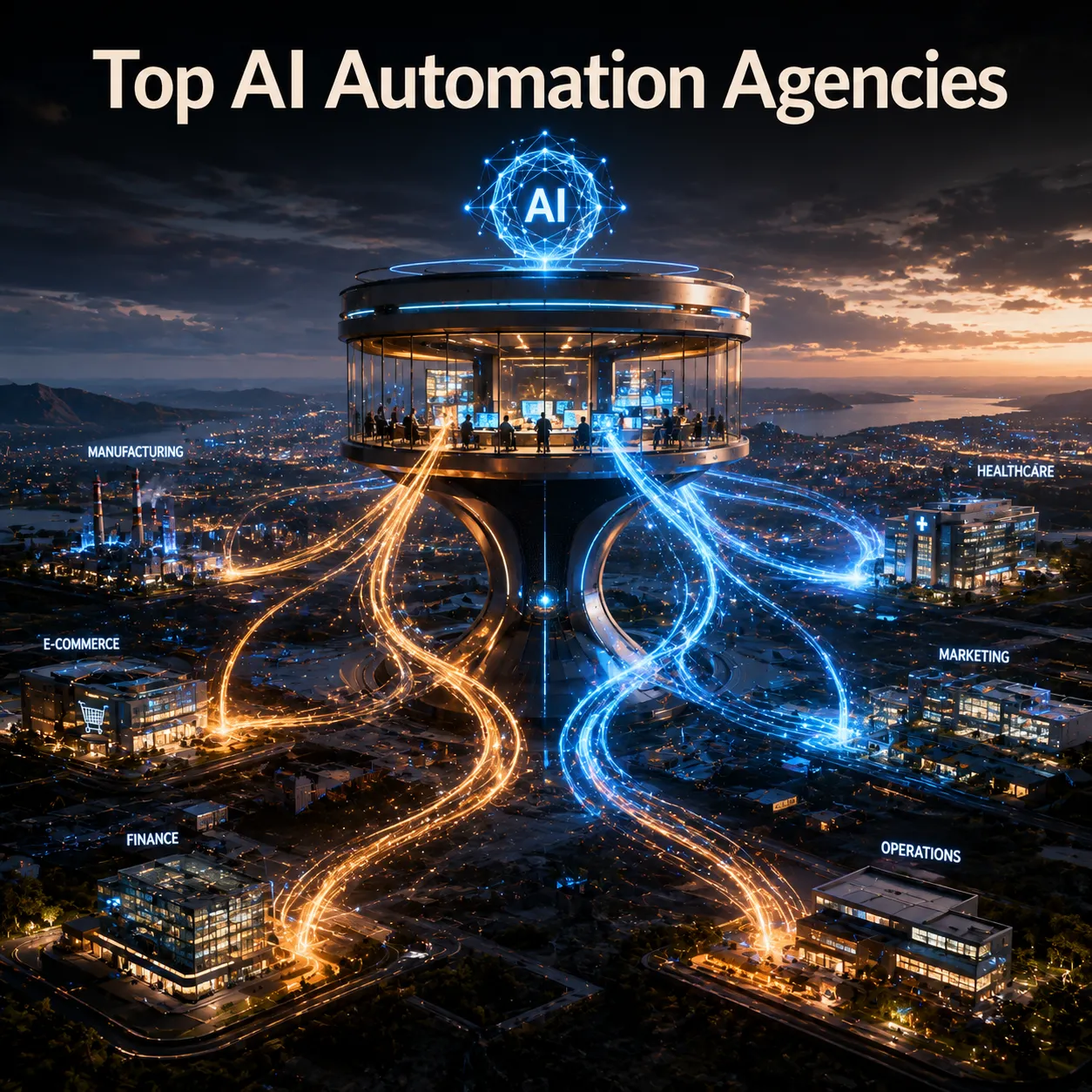 Top 8 AI Automation Agencies in 2026 hero image