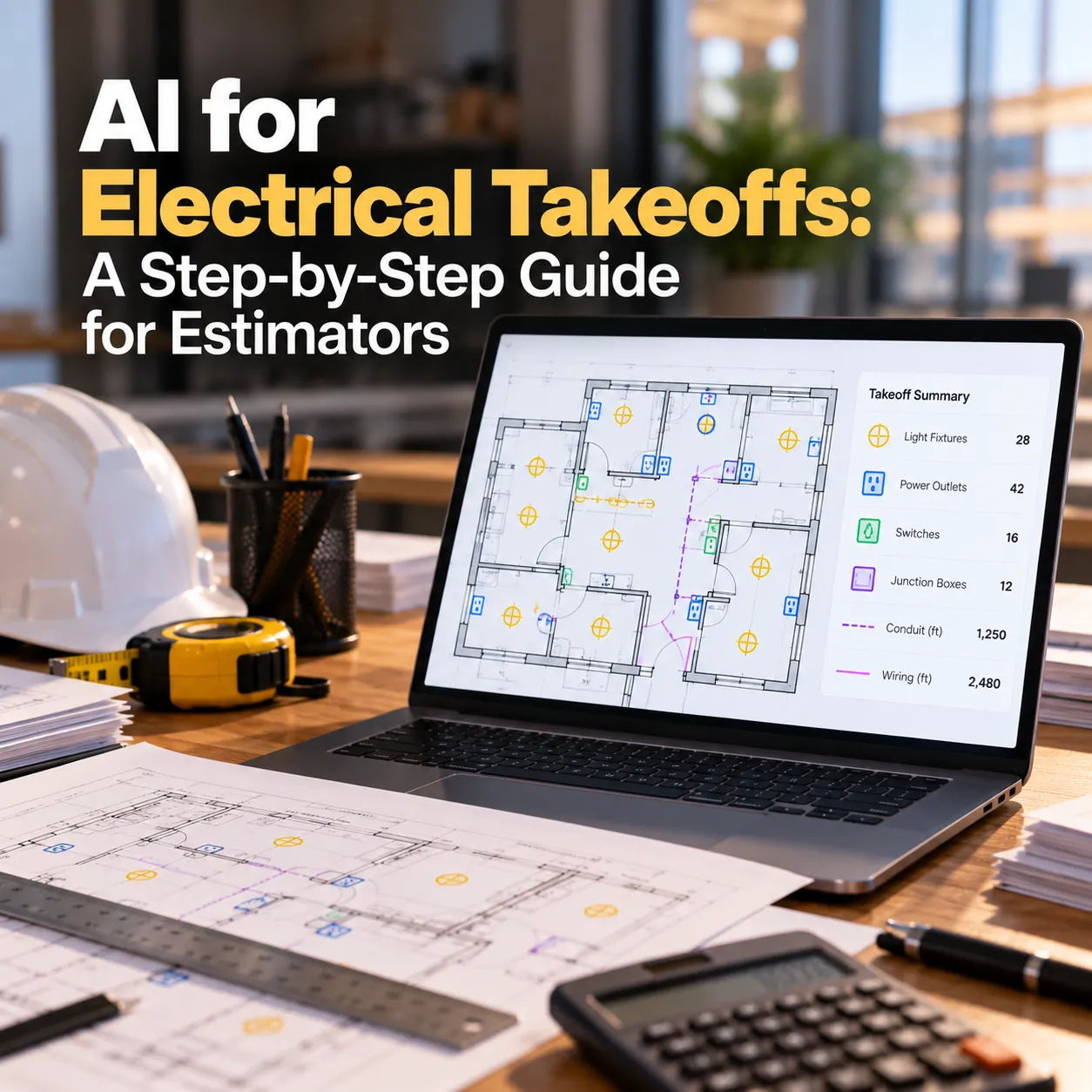 AI for Electrical Takeoffs: A Step-by-Step Guide for Estimators hero image